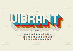 充满活力的字母