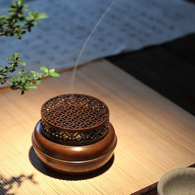 包邮 手工铜香炉/纯铜薰香炉/纯铜手炉香...