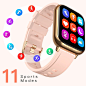 Amazon.com: Smart Watch for Women, AGPTEK 1.69"(43mm) Smartwatch for Android and iOS Phones IP68 Waterproof Fitness Tracker Watch Heart Rate Monitor Pedometer Sleep Monitor for Women Pink, LW31 : Electronics