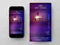 紫色大气54青年节致敬青春房地产UI手机海报五四地产