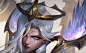 Dawnbringer Morgana Splash art , Chengwei Pan : So happy to be working on this Dawnbringer Morgana skin, tried to capture Morgana's queenly feel through her expression, and spent a lot of time figuring out the wing effect, such a challenge piece for me bu