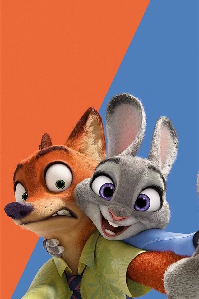 疯狂动物城尼克和朱迪手机壁纸