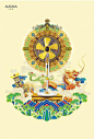 [平面设计 中国风电风扇] 做电风扇的，一般很少将电风扇与中国传统元素搭在一起。而这一组澳柯玛电风扇的广告， 将皮影、水墨、彩绘、唐卡、瓷器、工笔、佛教等中国传统文化元素一网打尽，让人目不暇接！（来自北京灵思广告的作品）本文来自哇噻网出品的《创意画报》。哇噻网：365天永不落幕的创意市集，发现更多手工、原创设计产品、创意礼物和资讯，请来哇噻网（）逛逛