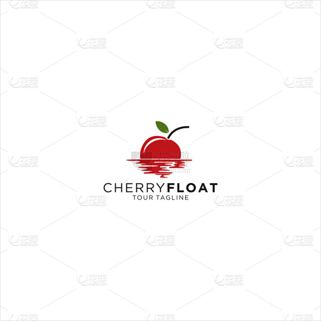 cherry float logo te...
