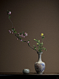 桌花之道 仿古绘瓶入画来