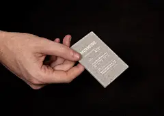 水泥名片：Concrete Business Cards - 创意画报|创意生活,手工制作 - 哇噻网