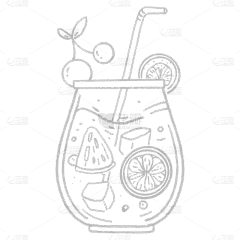 花瓣素材采集到【免抠】线稿元素