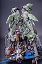 Custom Build: 1/100 NZ-666 Kshatriya + Diorama and LED - Gundam Kits Collection News and Reviews