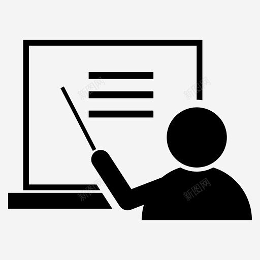 教学指点老师图标 页面网页 平面电商 创意素材