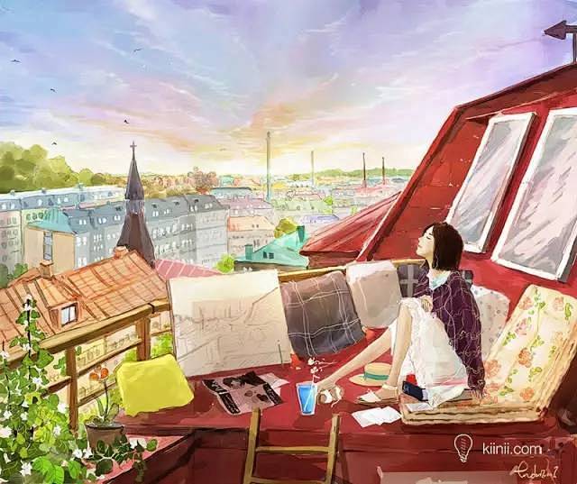 【韩国插画师현현(endmion1)作品...