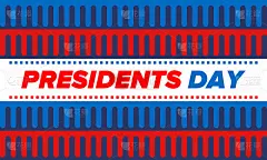 美国总统日快乐。华盛顿的生日。美国的联邦假日。2月庆祝。爱国的美国元素。海报、横幅和背景。矢量图