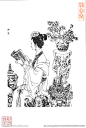 赵国经王美芳仕女诗文
