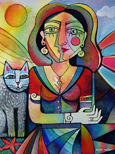 picassos girlfriend by karin zeller晓宇~采集到课程采集redbubble