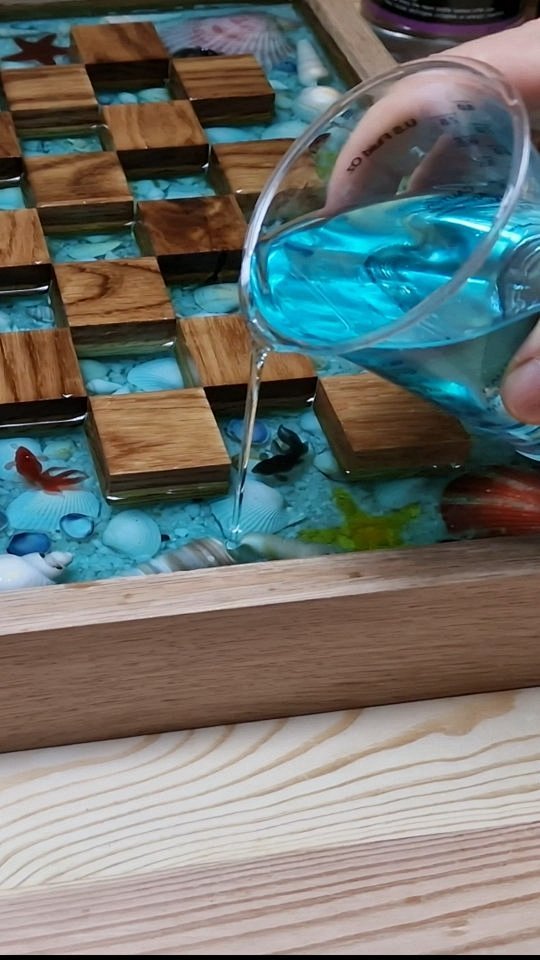 Ocean Chess Wood and...
