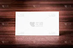 空白的企业身份名片。