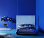 #Blue bedroom#