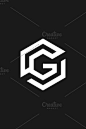 

Abstract letter G vector logo icon design modern minimal style illustration. Hexagon alphabet emblem sign symbol mark logotype.
