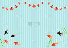 金鱼和纸灯笼是日本传统的夏季节日