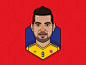 # Radamel Falcao - Colombia adidas fifa world cup 2018 football illustration avatar colombia radamel falcao