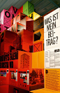 Exhibition Zurich City, Colored Boxes #Exhibition & Trade Show Design: 