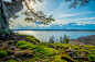 General 3000x2000 nature landscape summer river trees grass clouds sunlight sky Sweden