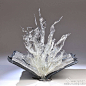 来自意大利的雕塑家 Annaluigia Boerettohas试图用冰雕艺术来形容结冰的瞬间。#求是爱设计#