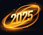 2025年新年艺术数字元素矢量图设计素材