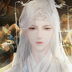 白发美人-花瓣网|陪你做生活的设计师 | 古风美男