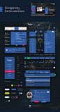 Modern UI Kit by NightThemes : Modern UI Kit is modern creative and unique set can be used for a lot of type of websites, like modern corporative pages, blogs, shops, and trendy personal pages. Save your time and get some inspiration while creating your o