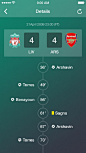 Football match score updates #football #ui #app