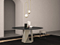 Round marble table JUPITER | Round table by International Marmi