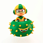 Virus & Defenses : Character design of virus and defenses for an educational online video game for kids related to medicine.
