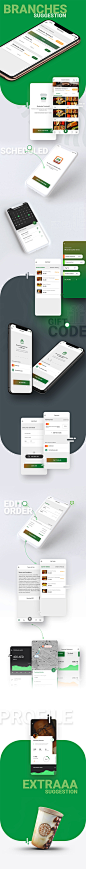 #APP模板#
绿色清爽饮品手机电商app UI统计图表xd源文件分层设计模板-2