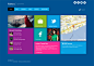 Metro, WordPress Colorful Windows 8 Theme on Behance