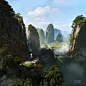 World of Warcraft - Mists of Pandaria, fabio barretta zungrone : World Of Warcraft: Mists of Pandaria -Matte Painting