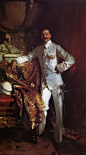 John Singer Sargent 美国现实主义画家（1856年-1925年）--肖像画4 - 守着肉骨头的狗 - 坚守着守望的博客