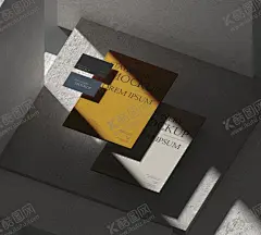 极简单页信纸样机 【酷图网】名片,样机,单页信纸,VI,封面样机,设计