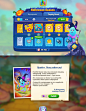 cartoon Playrix Games UI user interface