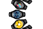 3 different Galaxy S2 classic watch faces