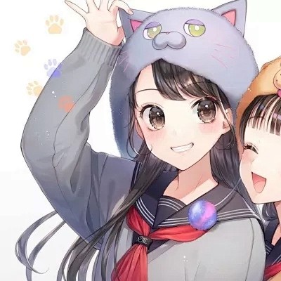 少女 校园 日常 可爱 萌 卡哇伊 表情 头像 卡通 卡通头像 动漫女头
