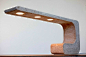 Concrete Lamp Extrude Desk lamp. by gooeybrand on Etsy