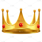 三维图形,王冠,矢量,宝石,图标,黄金,背景分离,技能,钻石形,公主