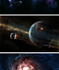 TP-76宇宙太空星球陨石地球星空夜空银河系背景JPG高清图片素材-淘宝网