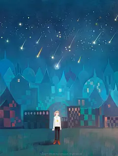 #寂地# #插画#我愿意成为你的有缘人,在岁月的长河里,在某个瞬间,在某种机缘下,我们为彼此停留.
