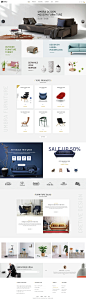 #电商首页##家具网站#Umbra - Interior & Furniture PSD Template #网页# #排版#