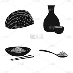 diet and cooking logo set
