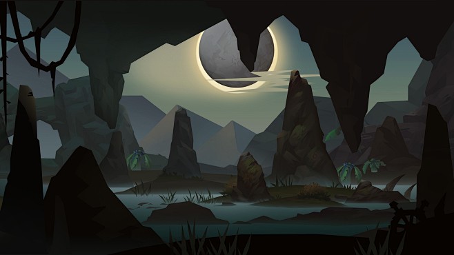 暗月洞穴--横版手绘MMO《无尽远征》-...