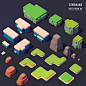 Terrain - Hills Pack 02 Stylized 3D Game Assets
