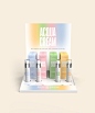 acqua beauty branding  cosmetics cream logo Packaging