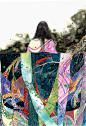 #涂鸦王国#   【歌舞伎町の女王】   插画师：山人辰露